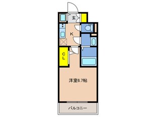 アドバンス神戸マーレの物件間取画像